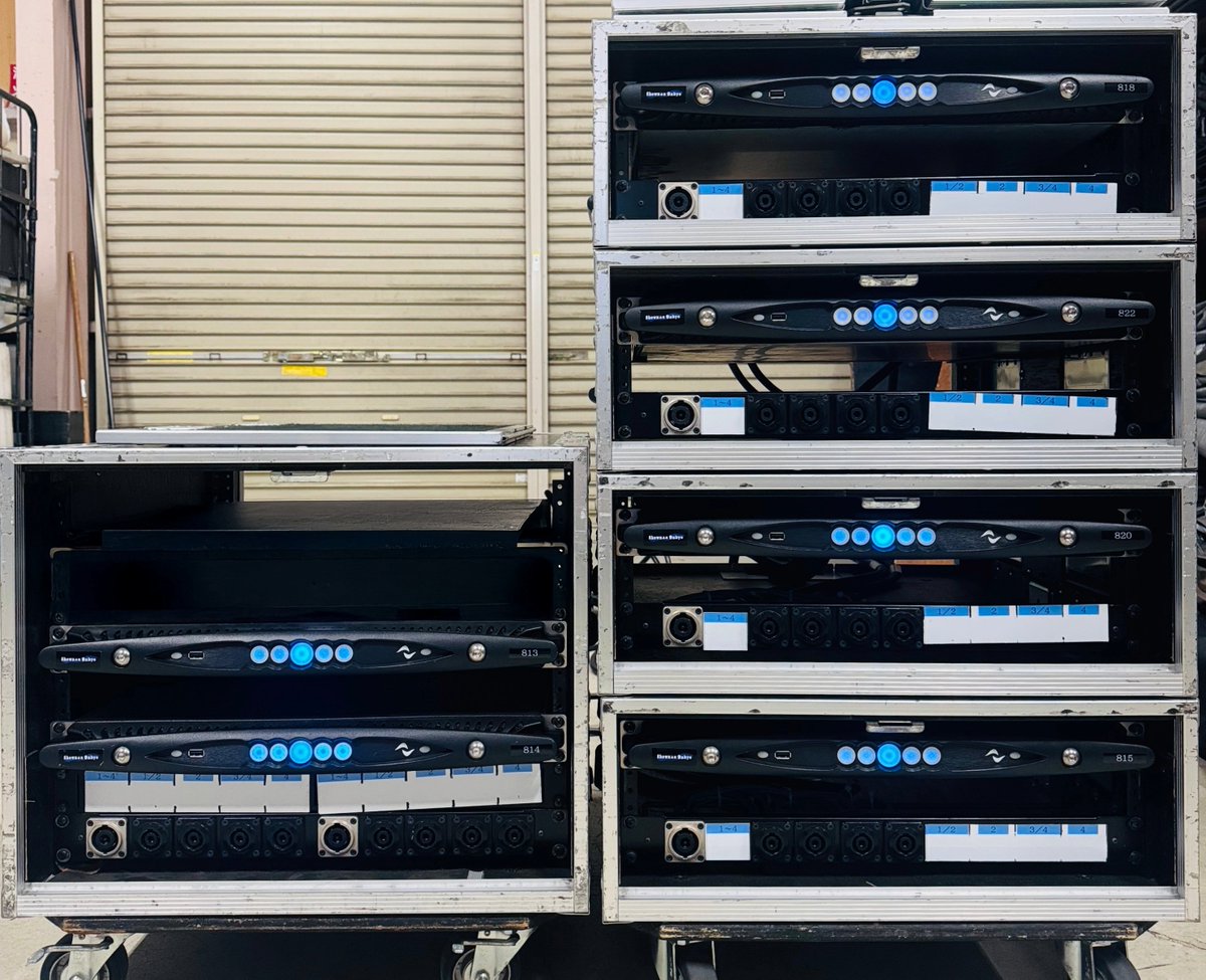 AUDIOBRAINS's tweet photo. #RackOfTheWeek : Powersoftユーザー様が使用するTouringアンプのラック写真を随時投稿!
今回は神奈川県湘南エリアを拠点とし、コンサート、ライブイベントなどの音響オペレーションを手掛けるPAカンパニー、「湘南音響」様が使用するPowersoft X4のラックショット📸
#ProudPowersoftPartner https://t.co/gPQJ3kP4ig