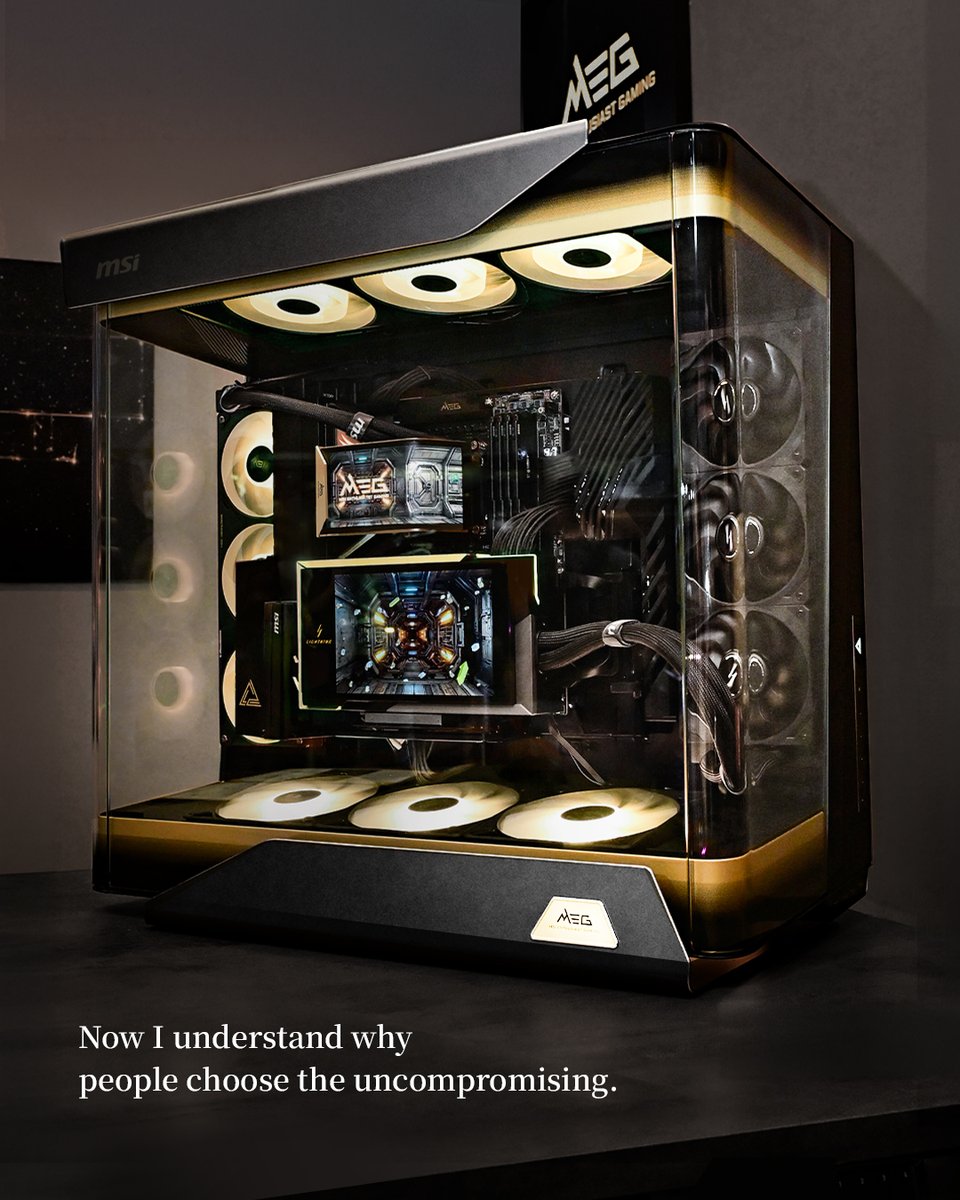msigaming's tweet photo. Some see the performance.⁠
We see every decision behind it.⁠

Because excellence isn't built in a single moment. ⁠
It's shaped by countless choices made before the world ever sees.⁠
⁠
This defines the #MEG.⁠
⁠
Excellence, Refined.⁠
Coming soon. https://t.co/qDV6u7hfmy