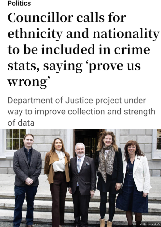 Nick_Delehanty's tweet photo. Yesterday, I was delighted to be invited to present inside Dáil Éireann as part of the Women’s Coalition on Immigration.

The coalition has one simple request: publish crime data by nationality.

This is not radical. It is standard practice in several European countries, including Denmark, Sweden and the Netherlands. Public policy should be based on evidence, not guesswork.

This fits in with a wider demand for transparency from Govt, on housing lists, public funding etc..

We have already that this Govt is allergic to transparency when Benefacts, was forced to shut down after State support was withdrawn.

A Government that withholds basic data cannot then lecture the public about “disinformation”.

Transparency is not dangerous..  secrecy is.