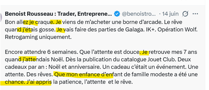 Alpha7Trader's tweet photo. je trouve ce tweet très égomaniaque
ya combien de "je", grok ?
cela aurait été quoi de ne rien avoir ? https://t.co/YV5QrPg7P0