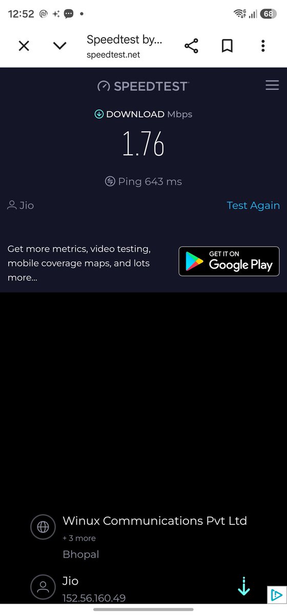 Nair_ajay008's tweet photo. @JioCare @JioCare charging full month payment from consumers and no network in my area since last 15 days.
I think its time to shift to another network provider.
#patheticservice https://t.co/M6oEd09iaI
