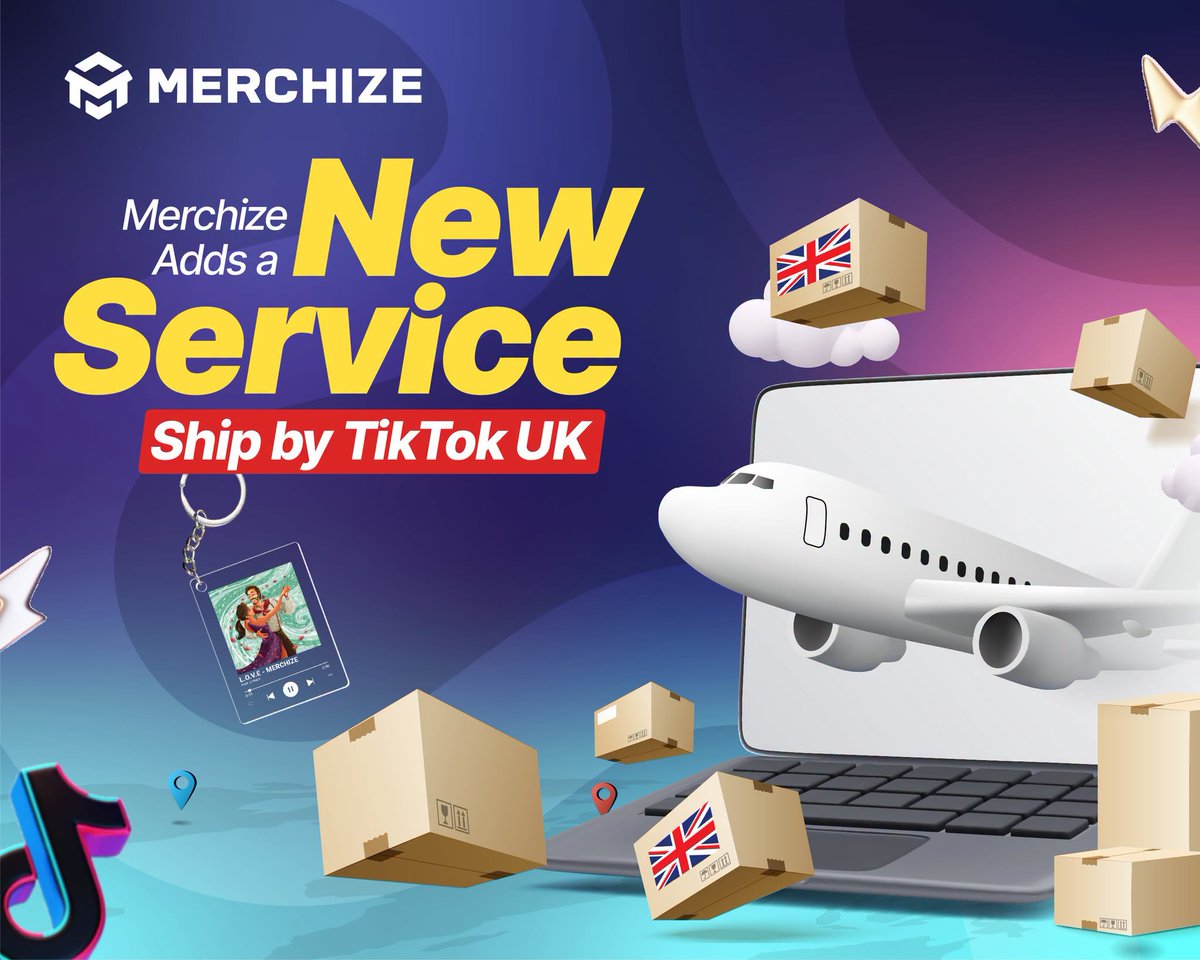 merchizeglobal's tweet photo. 🔥Starting June 18, 2026, Merchize will officially support Ship by TikTok Shop UK orders for products fulfilled from our Vietnam factory🔥
💪 Don’t miss the opportunity to stay ahead of the competition while the TikTok Shop UK market continues to grow rapidly! https://t.co/e3DS2bG3zm