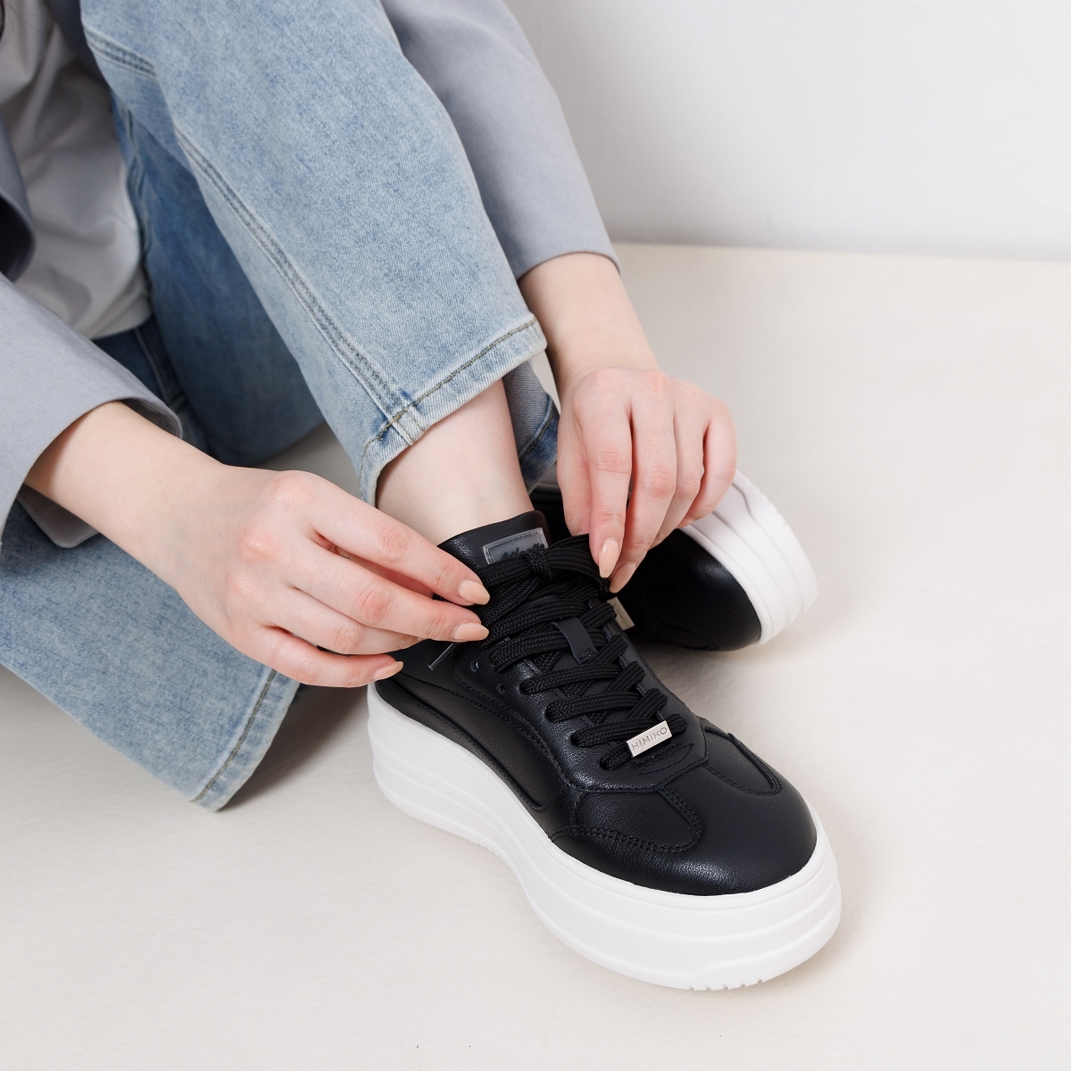 MAX30%OFF✨】AtlanticSTARS×HIMIKO 厚底コートソールスニーカー