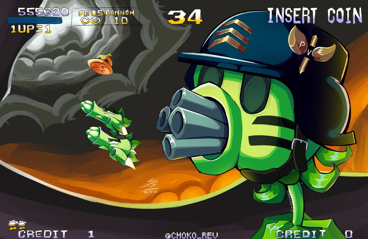 Choko_Rev's tweet photo. [Fanart] You MUST try PvZ2: Reflourished!
Assault Airspace really is worth it!

[🍫]
#digitalart #pvz2 https://t.co/Gu4Nf558zH