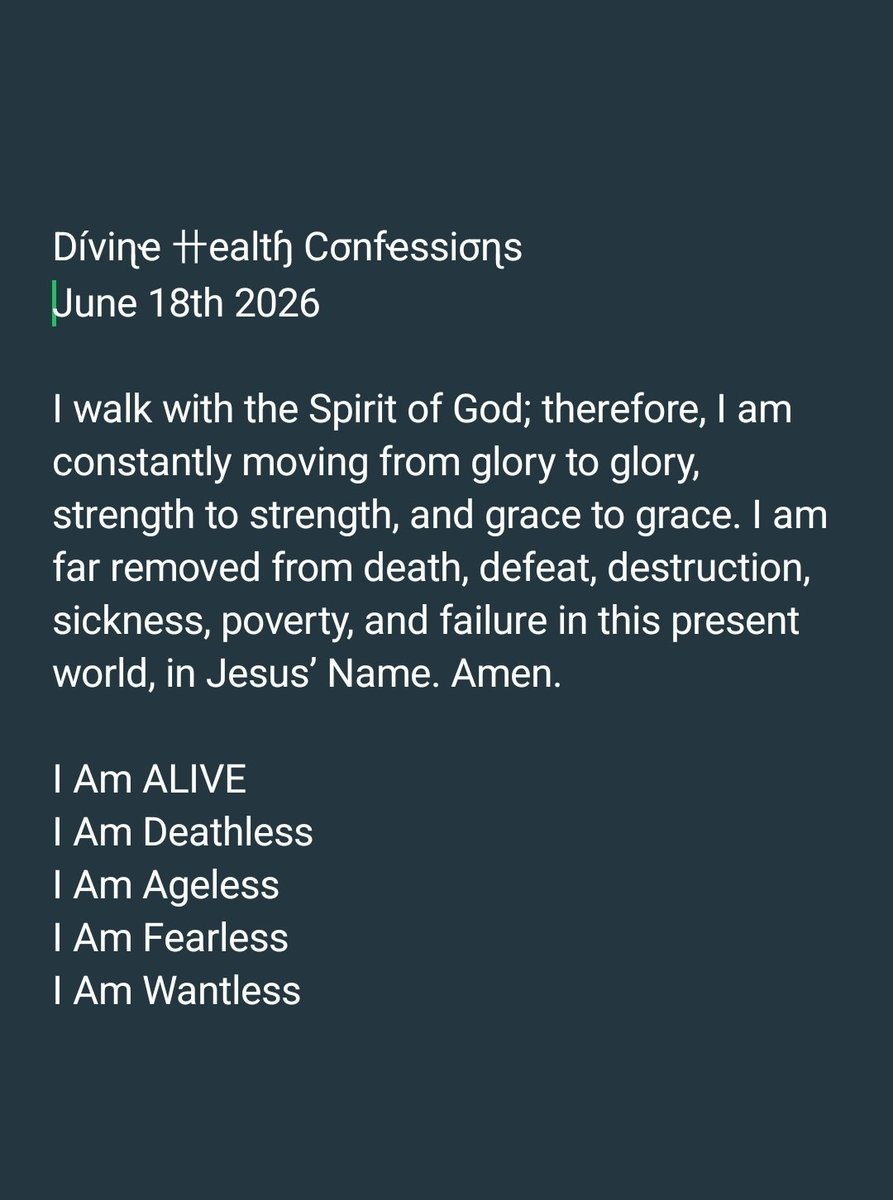 LadyAndrea_IO's tweet photo. #DivineHealthVoucher
The only daily dose without any side effects; guaranteed to work.
#GodsWordIsMedicine
#GodsWordIsTruthAndLife
#GodsWordNeverFails https://t.co/W2qUex8VnA