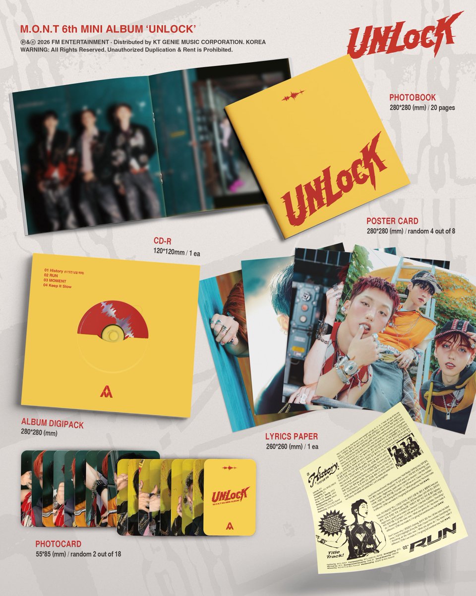 MontOfficial's tweet photo. [📢]

 𝗠.𝗢.𝗡.𝗧 𝟲𝘁𝗵 𝗠𝗜𝗡𝗜 𝗔𝗟𝗕𝗨𝗠 ‘𝗨𝗡𝗟𝗢𝗖𝗞’ 예약판매 안내

자세한 내용은
각 음반사이트에서 확인해주세요!

yes24 : https://t.co/u3h1yKKCGE
알라딘 : https://t.co/1QfsyPIgl5
신나라 : https://t.co/aFjCaacN9d
교보문고 : https://t.co/Kr9TODcJui
케이타운포유 : https://t.co/RgRzBdRzHK
메이크스타 : https://t.co/BxqmVjJ9pY

#몬트 #MONT #나라찬 #NARACHAN #빛새온 #BITSAEON #로다 #RODA #UNLOCK #RUN