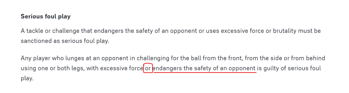 jaanustilk's tweet photo. @AURAGOALX I thought he was smarter. This is nonsense.

What the rules say:
"excessive force" or "endangers the safety"

It' not that both must be true.

Messi almost ended another player's World Cup 30 min in.

SICK! https://t.co/FtTawRHG12