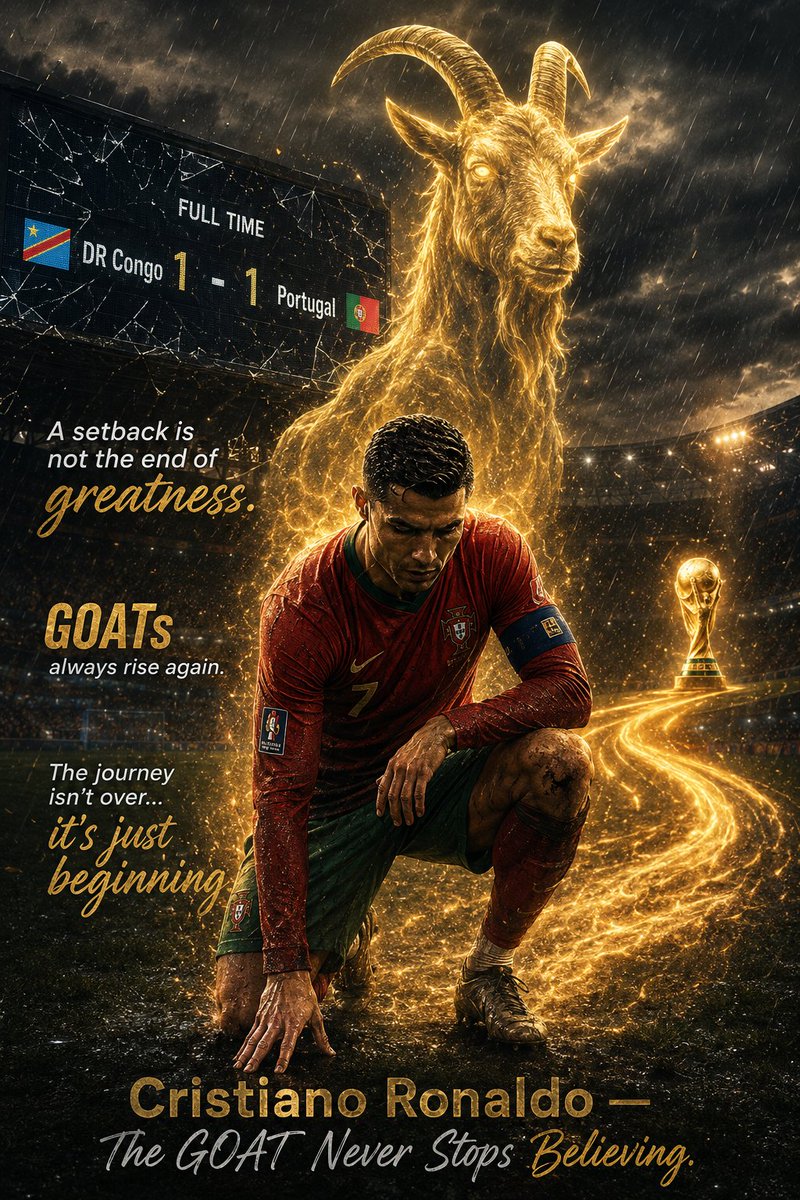 AShomin49's tweet photo. A setback is not the end of the journey. Cristiano Ronaldo has faced challenges before and always found a way to rise again. Champions never stop believing. 🇵🇹🐐
UID: 6741701
@bcgame
#Ronaldo #Portugal ​#FIFAWorldCup https://t.co/qp1Nl0Z5aT