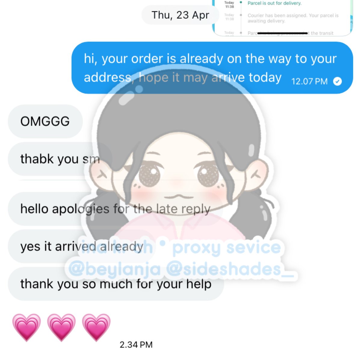 beylanja's tweet photo. [ #myside_feedbacks ]

arrived Brazil 🇧🇷, USA 🇺🇸, Philippines 🇵🇭 

t. ina indonesia proxy assistance assist buying help foreigners consol yangdo pasabuy personal order ph br shopee export asia malaysia https://t.co/1SK5YXT3ww