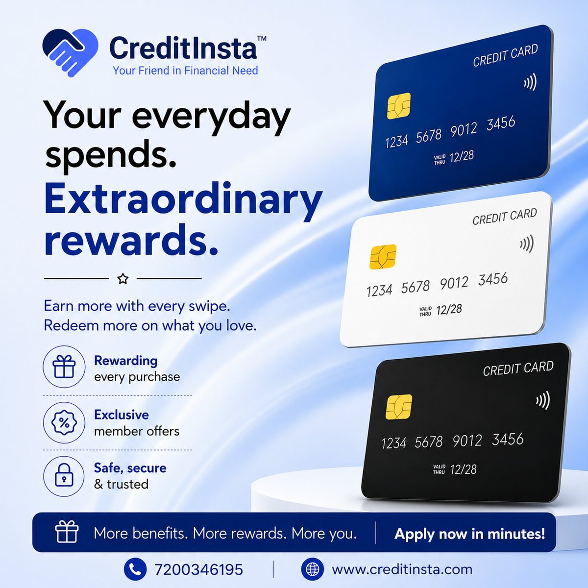 Creditinsta_'s tweet photo. 💳 𝐓𝐮𝐫𝐧 𝐲𝐨𝐮𝐫 𝐞𝐯𝐞𝐫𝐲𝐝𝐚𝐲 𝐩𝐮𝐫𝐜𝐡𝐚𝐬𝐞𝐬 𝐢𝐧𝐭𝐨 𝐞𝐱𝐜𝐢𝐭𝐢𝐧𝐠 𝐨𝐩𝐩𝐨𝐫𝐭𝐮𝐧𝐢𝐭𝐢𝐞𝐬!
𝐒𝐭𝐚𝐫𝐭 𝐦𝐚𝐤𝐢𝐧𝐠 𝐲𝐨𝐮𝐫 𝐦𝐨𝐧𝐞𝐲 𝐰𝐨𝐫𝐤 𝐬𝐦𝐚𝐫𝐭𝐞𝐫 𝐟𝐨𝐫 𝐲𝐨𝐮.

#CreditCard #RewardsLifestyle #SmartSpending #CashbackBenefits #CreditInsta https://t.co/z7GEDdfF6U