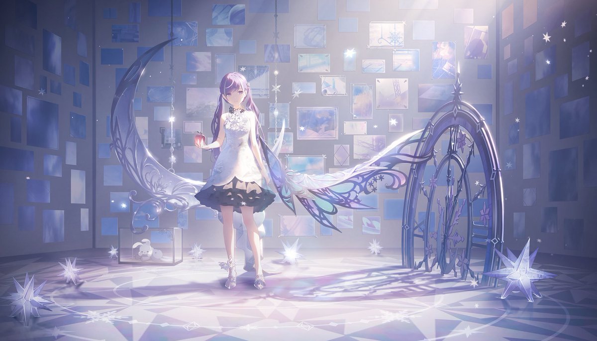 eterna1_blu3's tweet photo. anyways i like that kanamafu both have wings on their bloomfes costumes https://t.co/i3tI5BPt9x