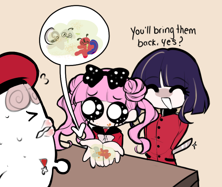 a_mbretta's tweet photo. "Kako and Darumi feeding the Takumi and Eito snails Doritos and Mountain Dew. (They melt)" -> HELP THEM NIGOU https://t.co/ExM5VTDPAz