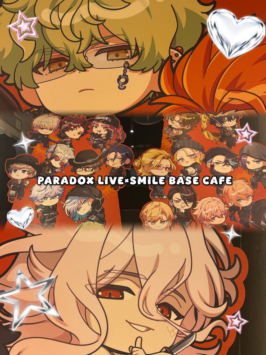 snowdrop_anthos's tweet photo. Paradox Live×SMILEBASECAFE
┈┈┈┈┈┈┈┈┈┈
めっちゃちびキャラが可愛くて、店内も音楽がずっと流れてて幸せな空間でした❤︎ ࣪ 𑊢 

#パラライ #Paradoxlive #スマイルベースカフェ https://t.co/M2r1ZzThNX
