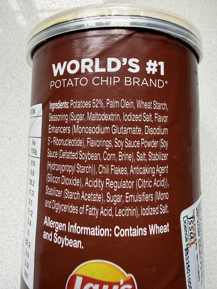 BokradB's tweet photo. Hey @letsblinkit why the ingredients mentioned on the product package is different from what is mentioned in the product listing of your website. I ordered an imported lays chips considering it won’t have palm oil. But the product received has it. https://t.co/7iaBLlBwU8