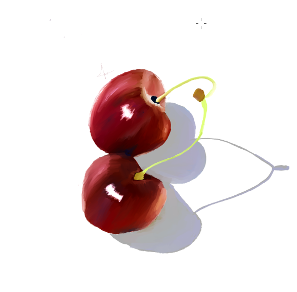 kiritoshiro2's tweet photo. Day 3 practicing color ( Cherries ) #art, #cherry https://t.co/LaQot7BFUe