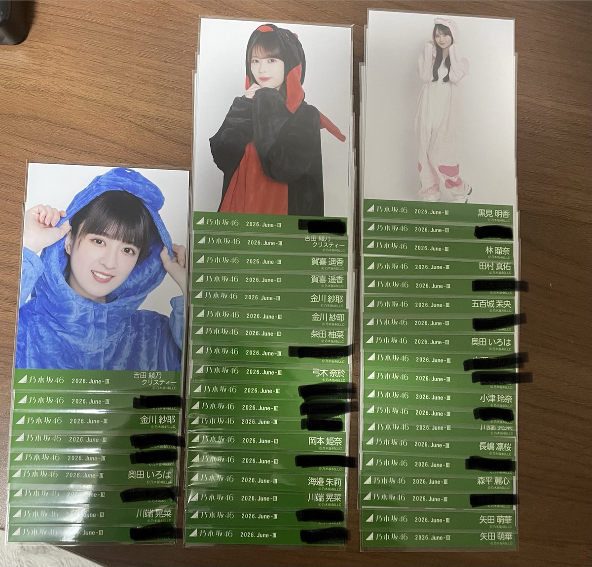 nananao711's tweet photo. 乃木坂 生写真 全ツ トレ

譲▶画像＋過去物(希望の同種ありません)

求▶一ノ瀬、井上、愛宕の過去物

希望
ビリヤニ、スーツ(愛宕以外)
エレガント(井上、愛宕)
紅白2025

コンプ単位だと助かります🙇🏻‍♂️

直トレ希望(横アリ両日、大阪day2、神宮day2.4)

異種トレとなりますがお願いします🙏 https://t.co/8KEHAaeXcf