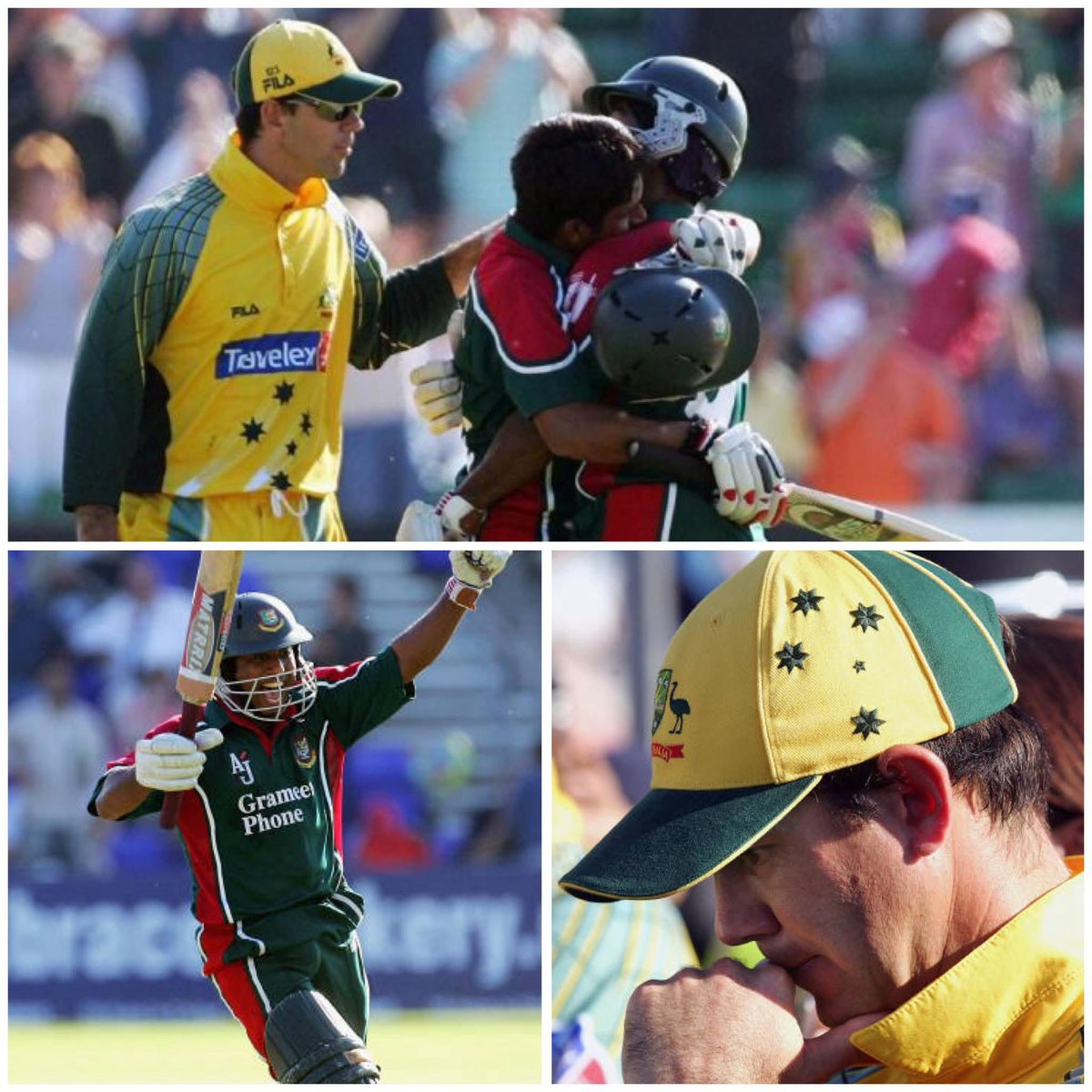 niranjan_69's tweet photo. #OnThisDay in 2005, Bangladesh registered their first victory over Australia in ODIs when they beat Australia by 5 wickets at Cardiff. 

Mohammad Ashraful scored his maiden ODI hundred in the match. https://t.co/HW5xuzSKoS