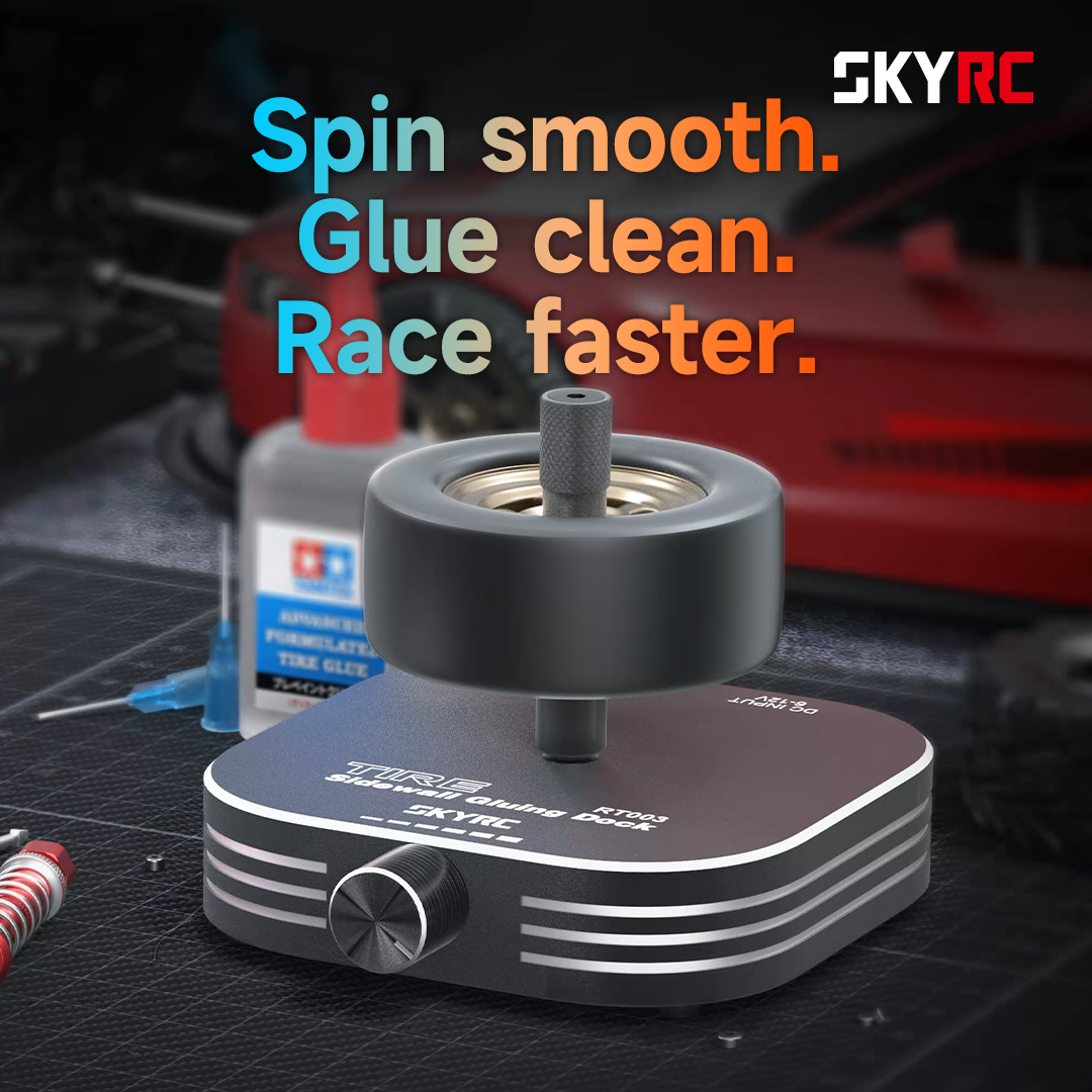 skyrc's tweet photo. Back in stock!
Spin smooth.
Glue clean.
Race faster.
SkyRC Tire Sidewall Gluing Dock.
https://t.co/MFqhRoVFG8
#SkyRC #TireSidewallGluing #RChobbyists #redrc #rcgroups #rcmart #horizonhobby https://t.co/mVU8RGJD0x