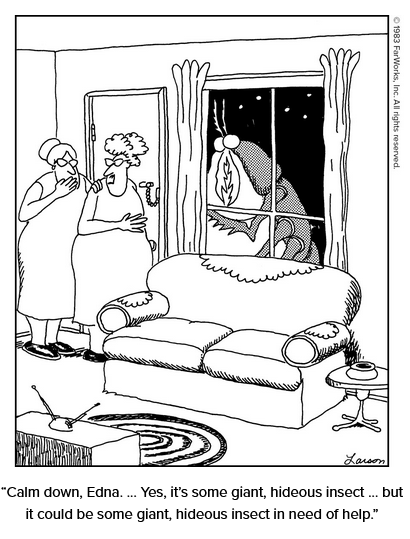 HeartHeartUSA's tweet photo. @GadSaad Gary Larson's 1983 depiction of Suicidal Empathy 😏 https://t.co/aFW80SkhLK