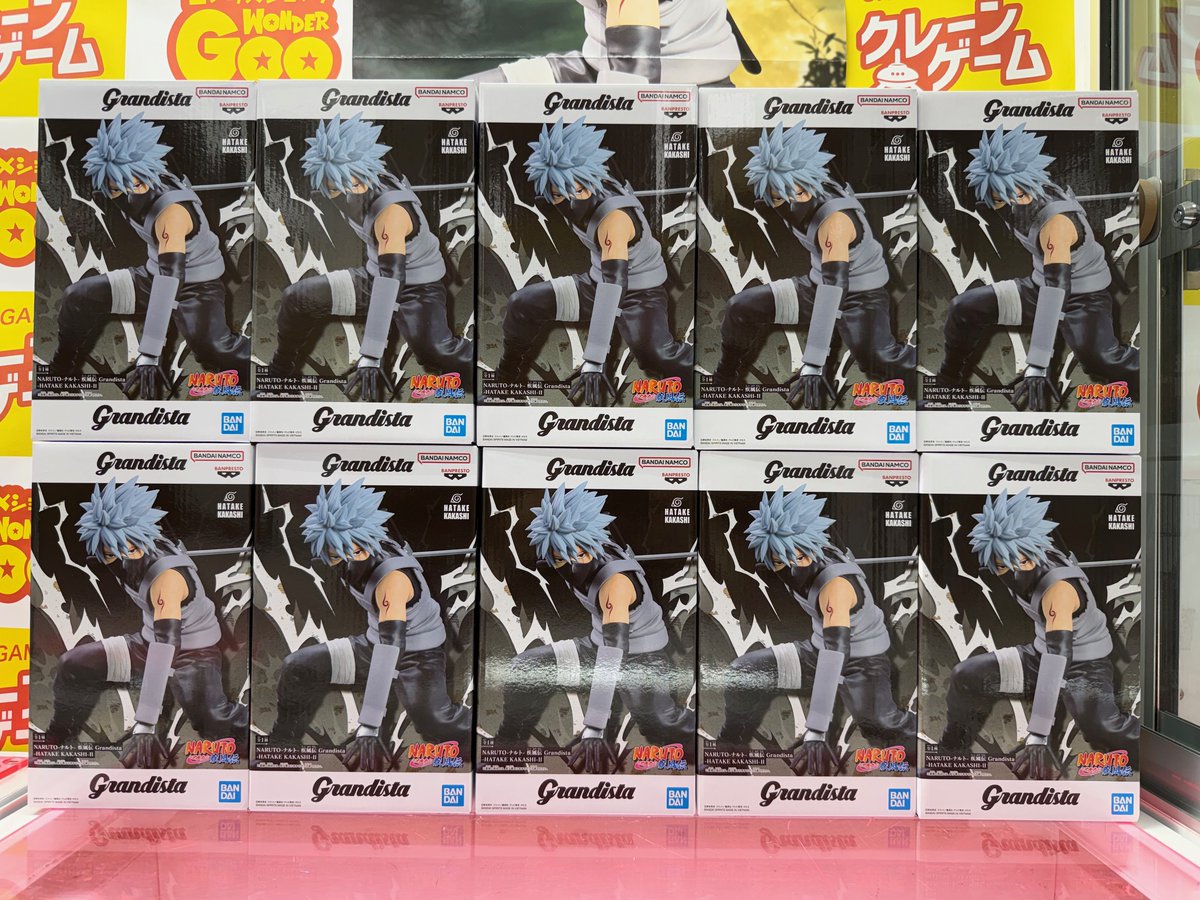 NARUTO-ナルト- 疾風伝 Grandista -HATAKE KAKASHI-Ⅱ 入荷しました Grandista はたけカカシ HATAKE KAKASHI-Ⅱ 8個セット