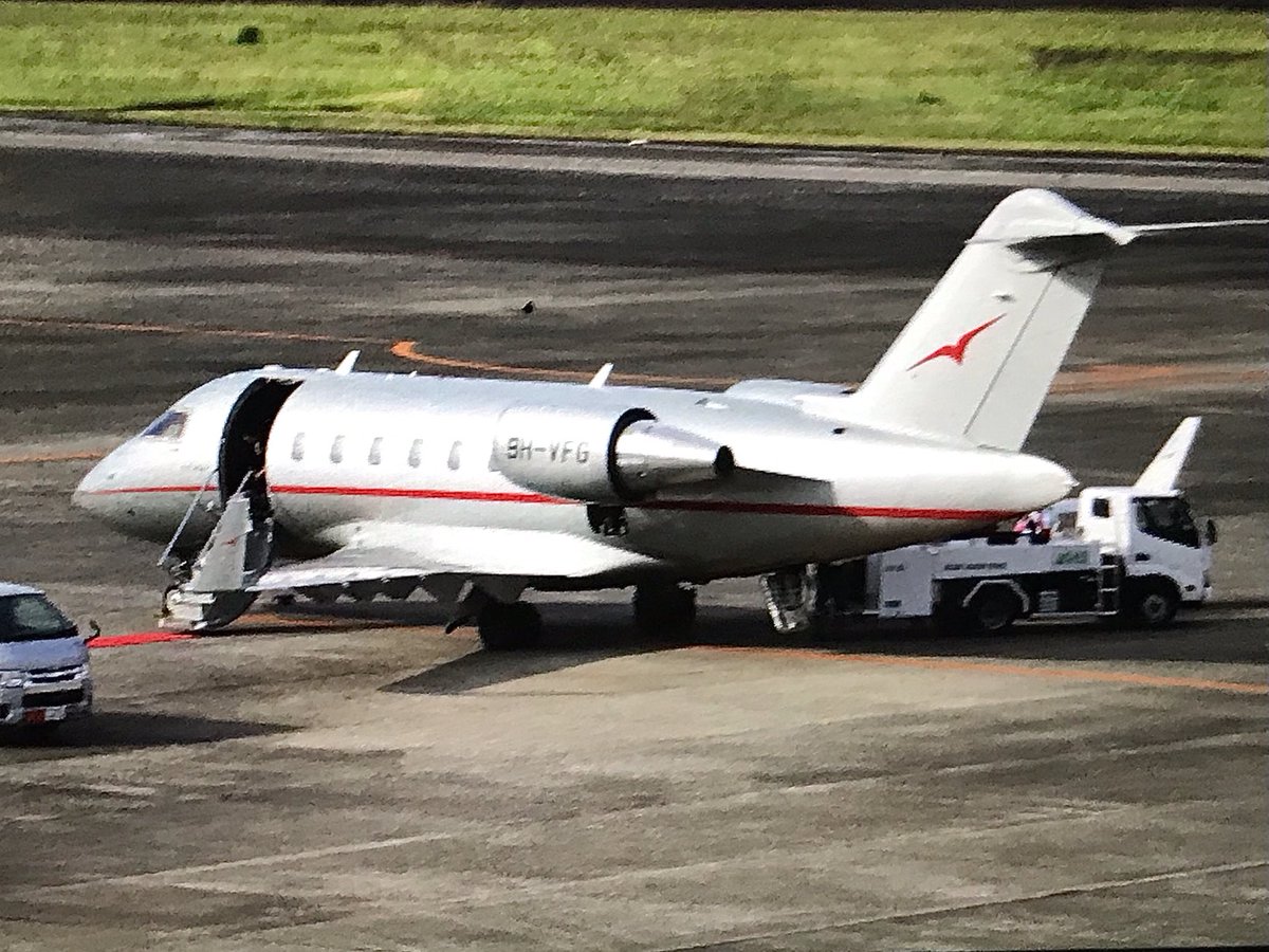 VISTA JETのChallenger 600(9H-VFG)が県営名古屋空港へ飛来！ 18th