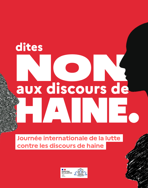 ProcOrleans's tweet photo. ⛔ Les discours de #haine ne relèvent pas de la liberté d’expression, mais du droit pénal. 
 
À l’occasion de la #JournéeInternationaleDeLutteContreLesDiscoursDeHaine, le parquet d’Orléans rappelle que ces propos, qu’ils soient tenus en ligne ou hors ligne, constituent un délit. https://t.co/71YNolWGae