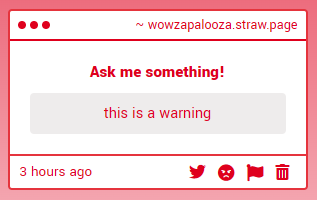 WowzersItsWeird's tweet photo. Yeah okay I'm making a thread 🧵 for strawpage responses starting with this thank you anon https://t.co/DG1nIqMwfq