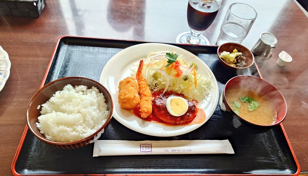 mirai_j's tweet photo. 鉾田のずっと気になっていたときわさんにハンバーグ美味しかった(*´﹃｀*) 今度は激辛ナポリタン食べてみよ https://t.co/0nfL8udfRr