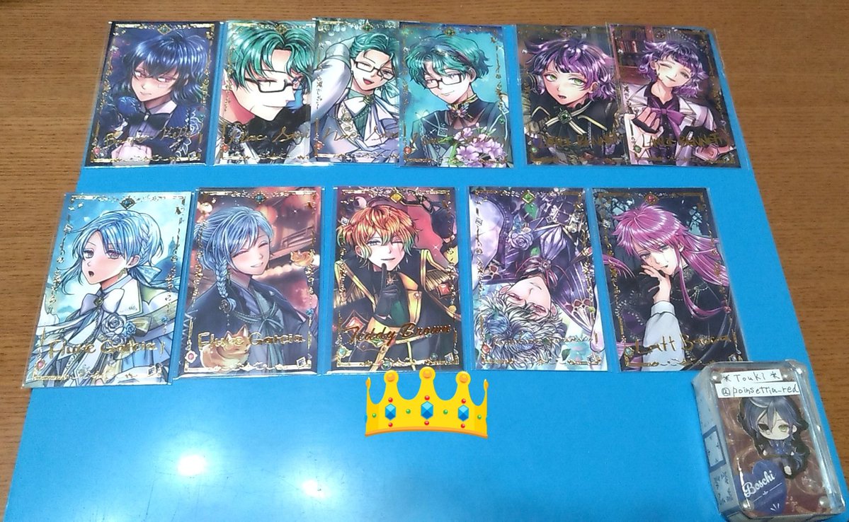 poinsettia_red's tweet photo. 【あくねこ 交換 】悪魔執事と黒い猫 わさびショップ バトコレ Vol.3~9 バレンタインチェキ ペタこれコラフォト 箔  ホロ

譲）画像全て箔、ホロ

求）ボスキ➡バトコレ箔（Vol.6🌹🍫決まり次第他）、ぺたこれホロ（立ち絵）
フェネス➡🎄チェキ箔①、バトコレ箔（Vol.8ワンダーランド）①

⤵詳細 https://t.co/cxvBD22Dz2