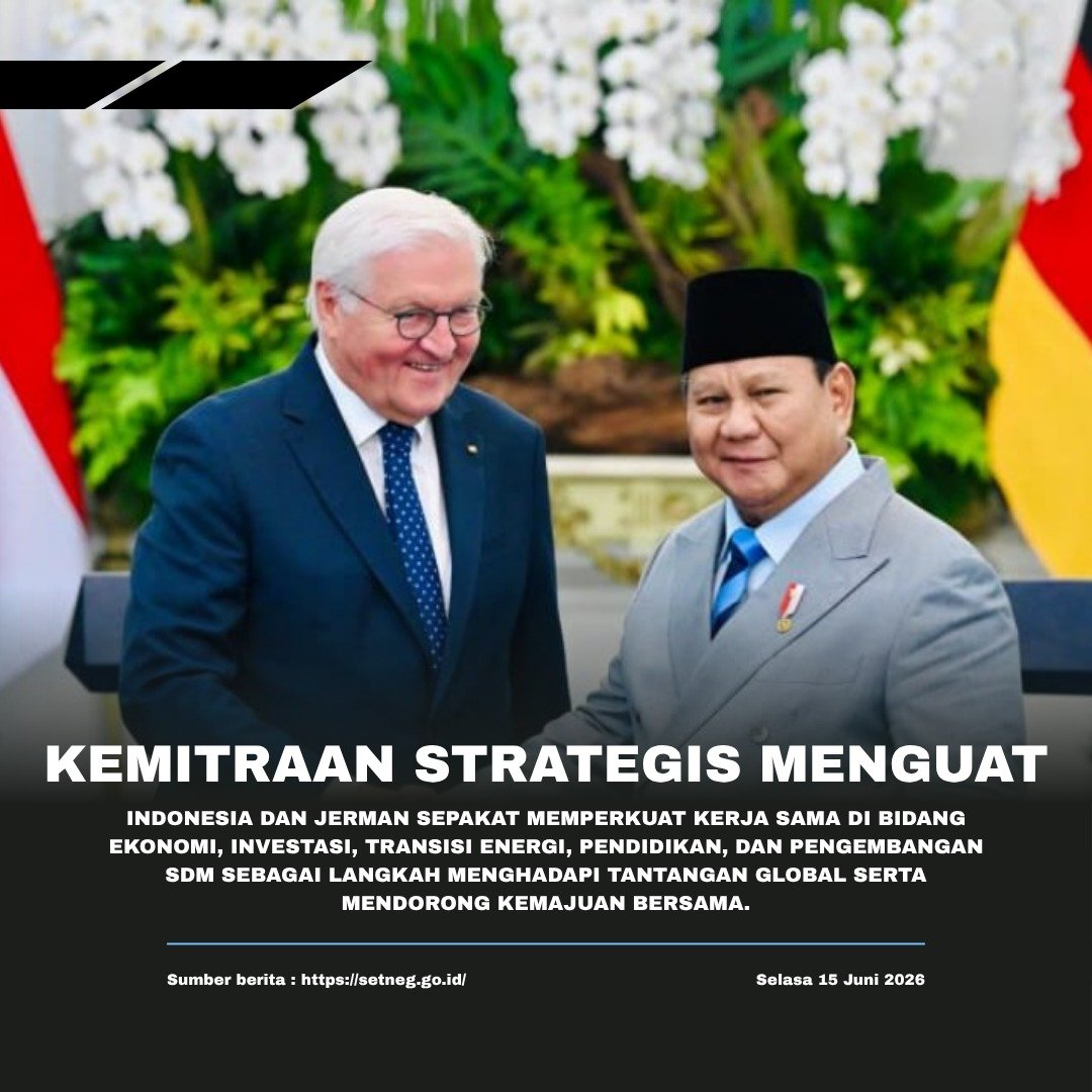 EntongPipinn's tweet photo. Pengembangan riset dan pendidikan menjadi fokus utama pembangunan mendatang negara.
Strategis Kemitraan Global https://t.co/HbTKDzZ4Ap
