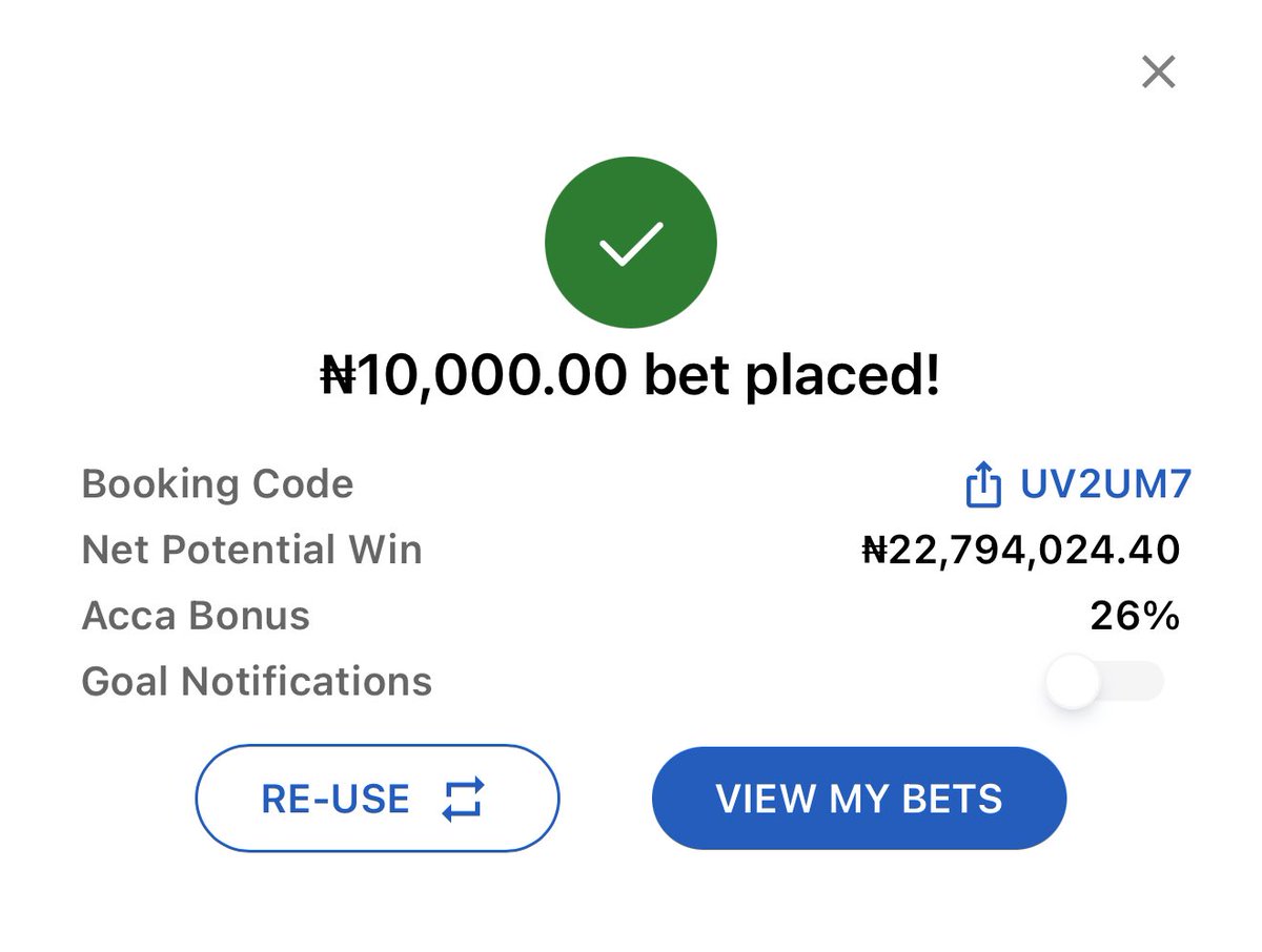 jayfund11's tweet photo. 🏆🏀🔞congratulations in advance 🏆🏀
Amazing 1600+odds /Code. UV2UM7

Registered on 🏆BETKING use my promo code so you can have access to my Bet code don’t miss my game 🎊🏆🎊👇👇
✔  Promocode: JAYFUND11
✔ Link: https://t.co/mMHkLrvfou
✔ +18 / 
✔ bet responsibly https://t.co/jQ14iQx1sh