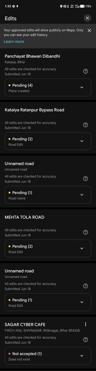 sandeepthe21's tweet photo. @GMapsPlatform @googlemaps  fix panding work complete https://t.co/hRiXijiJCf