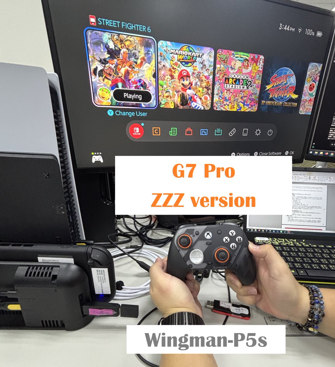 tsongihy's tweet photo. #Wingman_P5s &amp; #WingmanFGC_VX are excellent weapons for the #GameSir #G7PRO ZZZ 🥱.

They make it super easy to play games on #Switch2 and #PS5
 #FPS #FGC #Sporting #FIFAWorldCup2026 ⚽️ https://t.co/YflXyfY8Wn