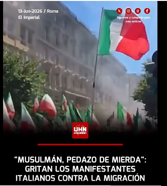 pepeluspain's tweet photo. <<Musulmán , pedazo de mierda ¡¡>>. ITALIA DESPERTÓ ¡¡ https://t.co/YCVOYf0A0N