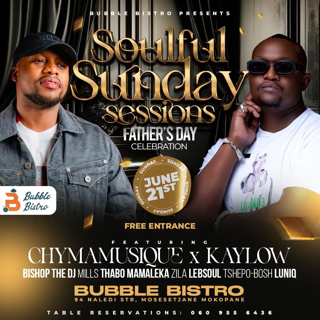 Chymamusique's tweet photo. Weekend MUSIQUE guide 

Saturday - Soweto Pimville - O&amp;A (17h00)

Sunday - Mokopane - Bubble Bistro (22h00)

Back IN RSA from tomorrow 🇿🇦

Book : +27 (71) 426-3239 https://t.co/fG9RcVnoKA