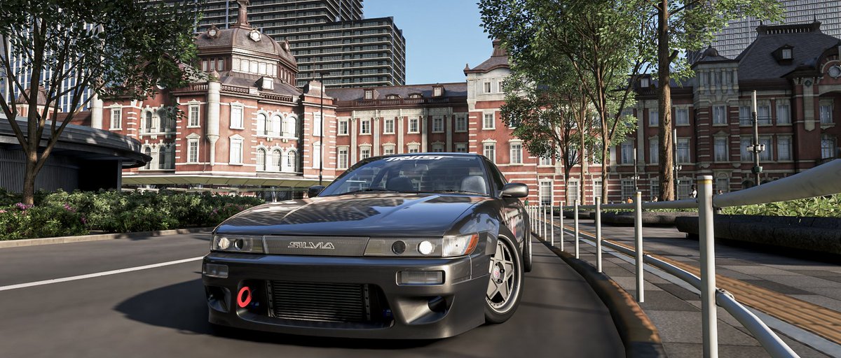suukiwi's tweet photo. Taking pictures of a Nissan S13, reminds me when I was traveling to japan 2 years ago and I spotted @kbcyuki Mori S13!

Truly made my trip so fun that I get to see a mori calliope itasha!!

His car is so cool!!
(It's not 100% the same but I tried my best to make it the same ;3👍) https://t.co/WcgqlzCA9Y