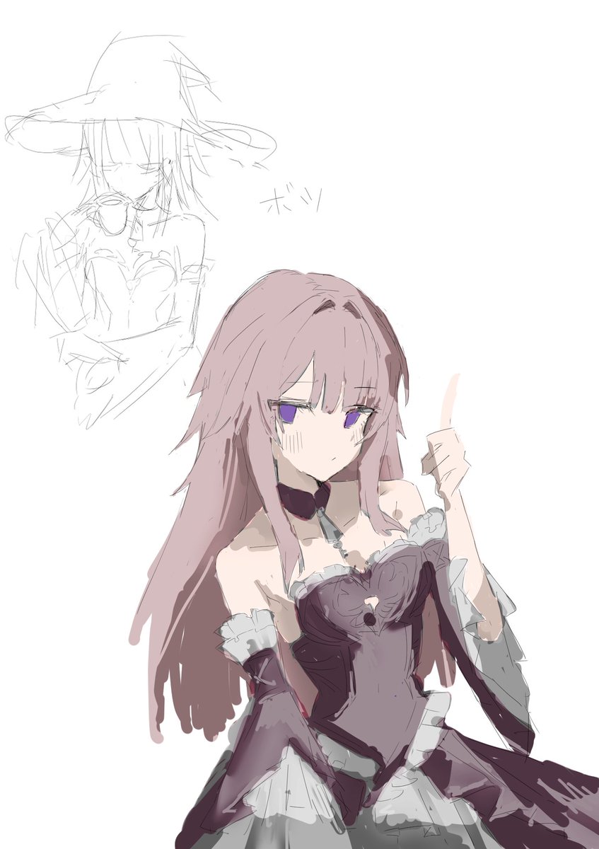 N_nqru_2525's tweet photo. クリスタ四日目　　マダムヘルタ https://t.co/cqj4bLMOWT