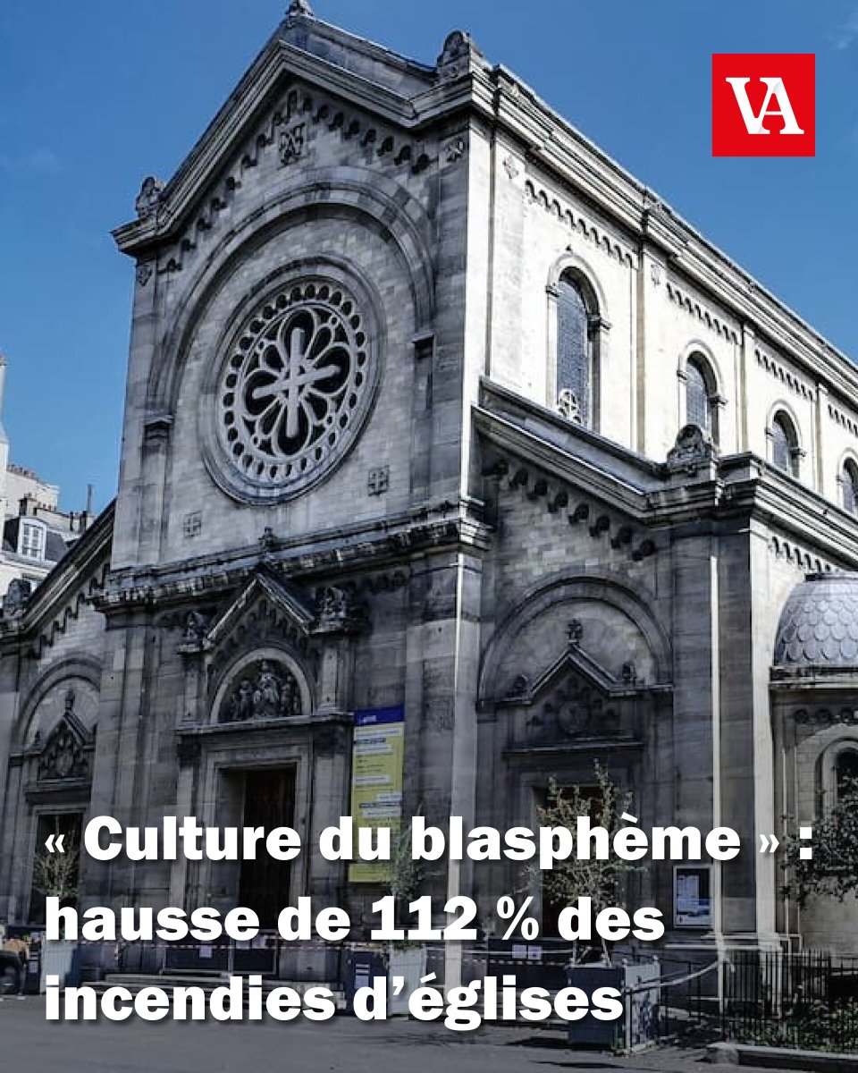 Valeurs's tweet photo. Les incendies et dégradations visant des églises se multiplient en Europe.
https://t.co/vHuc9YTXN3 https://t.co/C09w0Hy2Bd