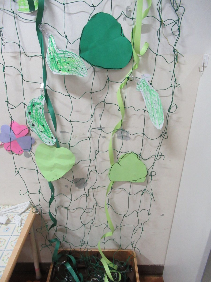 bun_k_sendagi's tweet photo. 年中組が育てているキュウリを収穫しました。「トゲトゲしているね」「野菜のにおいがする」など、様々な気付きがありました。重さを量ったり、形どって描いたりすることも楽しんでいます。
塩もみしたキュウリは大好評！「実は苦手…」だった幼児も完食し、保護者の方も驚いていました。 https://t.co/bidE85GSlK
