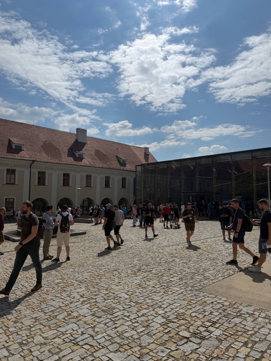 devconf_cz's tweet photo. ☀️ Sun is shining and #DevConf_CZ 2026 is underway!

Pick one of the great sessions and scale-up your #opensource skills right now! https://t.co/CAn3m8HFft