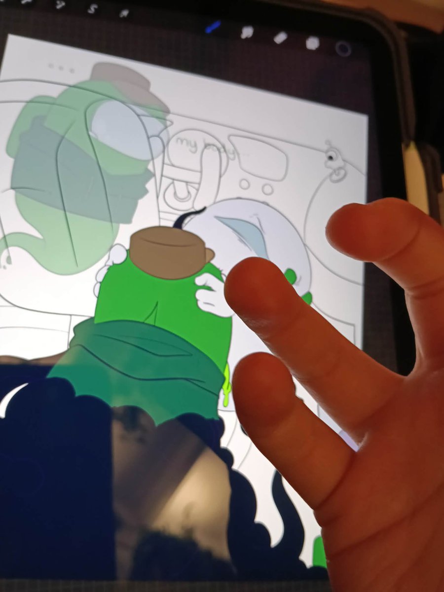 A_fluffy_shadow's tweet photo. NO WAY NOW IS WHEN MY PEN GOES FLAT 😭
#amongusshow https://t.co/eOP3xEfma6