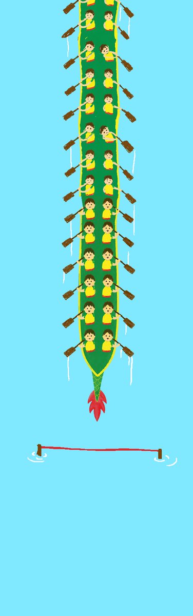 LINE_Global's tweet photo. Rowers, take your mark ... 

Here come the dragons! 

Happy Dragon Boat Festival from LINE! https://t.co/9FJhImzgWZ