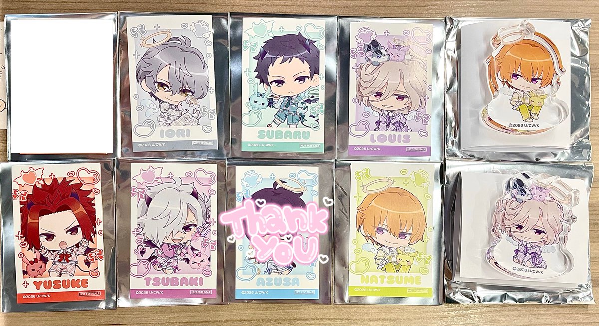 purepure_210's tweet photo. 交換┆BROTHERS CONFLICT ブラコン キャラウムカフェ アクリルブロック ミニフォトカード コースター 特典

譲┆右京 要 椿 棗 琉生 祈織 昴 侑介

求┆アクブロ 風斗
フォトカード・コースター BD風斗＞SD風斗、コースターのみ友人分 梓

7/7池袋手渡し又は郵送での交換📮
気軽にお声掛けください🌸 https://t.co/nFsxXWKhhh