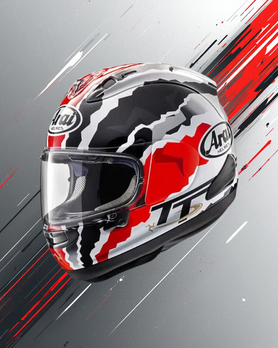 Race heritage meets real-world protection. 🏁 The Arai RX-7V Evo