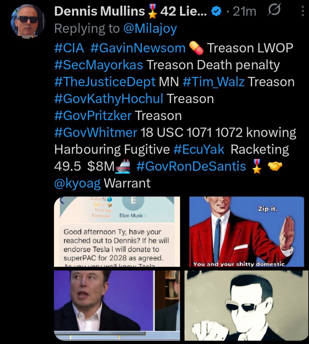 SOLVE53394692's tweet photo. #Milajoy Accountable 👌 # VP @SecRubio 🎖 🇺🇸 #POTUS 🎖
🏆Handcuffed @Jim_Jordan #MarkMeadows #TheDemocrats 😱 shadow 🎯 #jack_l_smithSC Perjury Elections Interference #CIA asked one #SecretService No pac 💰 🍭 Polls casinos odds🇺🇸Media Biased 🚫 💰 Illuminati 🇺🇸 Influence God https://t.co/aXSjSLrzDv