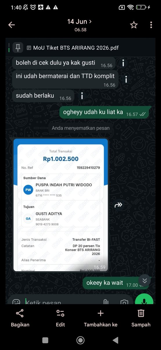 AzaelKenn4989's tweet photo. wts tiket bts world tour arirang
available cat 3 only day 2
dp 10% buat keep / Fp
proof lengkap. khusus buat yg bener bener mau aja. disini tmpt jualan bukan jasa curhat dll
#BTS_ARİRANG #WTS #WTB https://t.co/GcaFj6rPeg