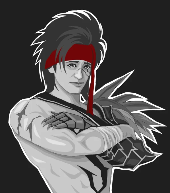 描きました #upbeat #FFX #イラスト