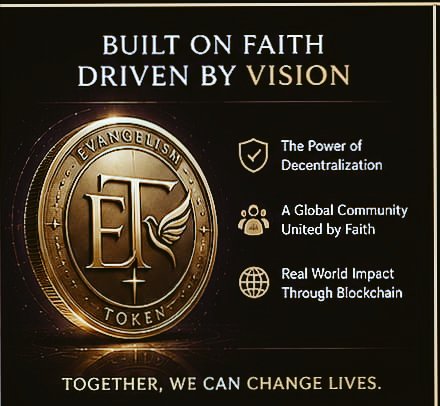 evangelismtoken's tweet photo. Don't stop believing, show up, hold tight the vision, $EVT is forever!
We are building what we believe best, we will cover every sides.
Join the growth of $EVT today. https://t.co/zlvXCdRfO0