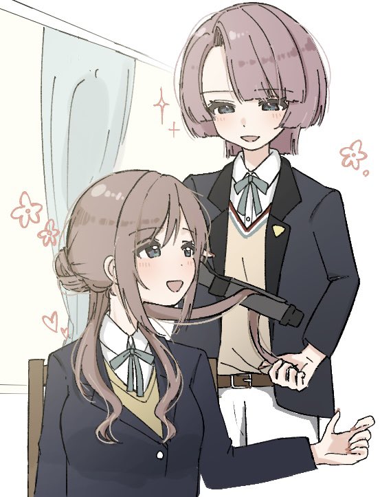 5wi6da's tweet photo. 有村さんが休み時間に髪を巻き直してくれる、りなまお概念（メロ） https://t.co/yJHla0FZmC