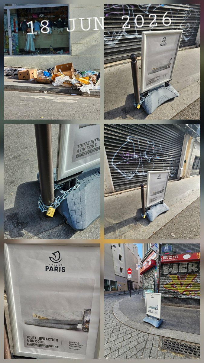 SimonCav181's tweet photo. Un grand bravo à la @mairie18paris et à @EricLejoindre qui dès sa prise de fonction (sic) prend à bras le corps le sujet de la propreté de la Belle Rue Myrha, chère à son petit ❤️... Bravo Éric, tu es l'homme nouveau que l'on attendait...merci pour ces mesures énergiques...🤔🤦‍♂️ https://t.co/KfqSGIhuZQ